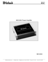 McIntosh MCC204 - Owners manual